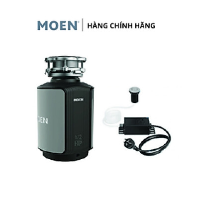 Máy xay rác bồn rửa chén + bộ nút nhấn MOEN GX50MCL+PJW1001 (HÀNG CHÍNH HÃNG)