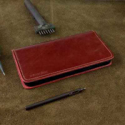 Bao Da cho Iphone 13 Pro Max Handmade Da Bò Thật