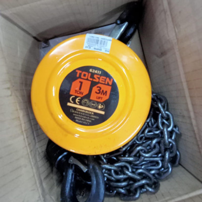 PALANG XÍCH KÉO TAY TỪ 1-5 TẤN TOLSEN 62411, 62412, 62413, 62414 - HÀNH CHÍNH HÃNG