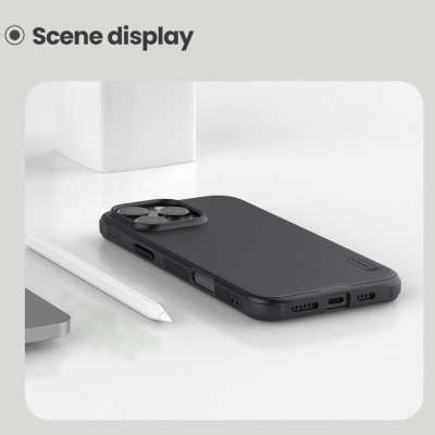 Ốp Lưng Nillkin Super Frosted Shield Pro Cho Iphone 16 ProMax | 16Pro | 16 Plus | 16 ốp lưng chống sốc chống vân tay chống rơi vỡ cầm rất chắc tay – Hàng Chính Hãng