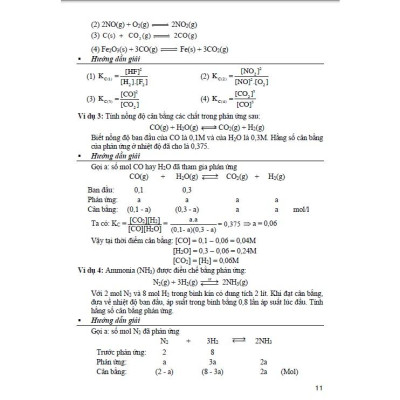 Sách tham khảo Hoá học 11 (dùng chung cho các bộ sgk hiện hành)