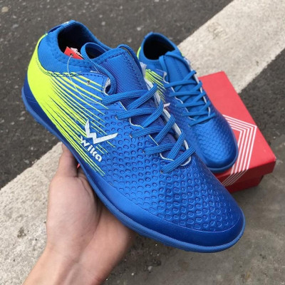 Giày đá banh sân cỏ nhân tạo  wwwika Flash Xanh Biển NEW
