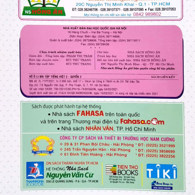 Vở Ô Li Bài Tập Tiếng Việt Lớp 2 - Quyển 2 (Theo Chương Trình Giáo Dục Phổ Thông Mới)