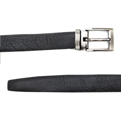 Thắt Lưng Nữ Da Đà Điểu Trơn Huy Hoàng HT5411 - Đen