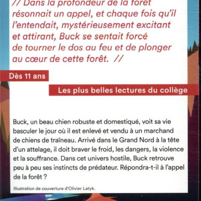 Tiểu thuyết thiếu niên tiếng Pháp: L’Appel de la forêt