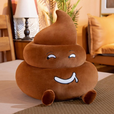 Thú Nhồi Bông Poop Ngộ Nghĩnh Value Toys Màu Nâu 25cm Cho Bé Yêu