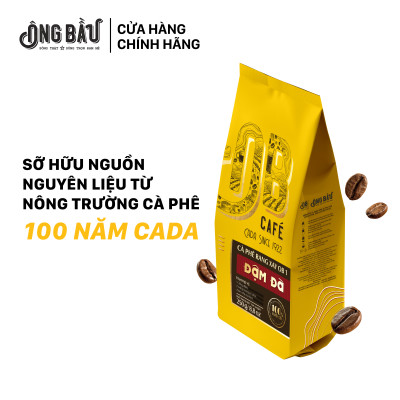 ÔNG BẦU - COMBO 1 TÚI ĐẬM ĐÀ RANG XAY 250G & 1 PHIN CÀ PHÊ NHÔM