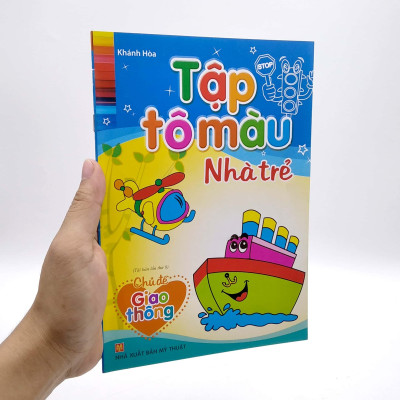 Tập Tô Màu Nhà Trẻ - Chủ Đề Giao Thông (Tái Bản 2022)