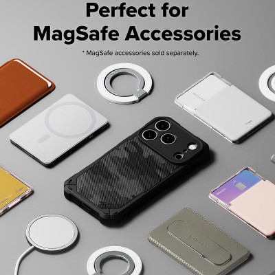 Ốp lưng cho iPhone 17 Pro Max RINGKE Rugged Gear Magnetic - Hàng Chính Hãng