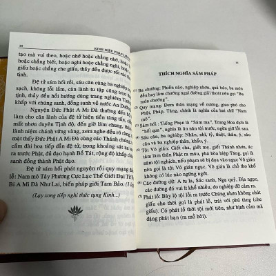 Sách - Kinh Diệu Pháp Liên Hoa - Bìa Cứng Bọc Plastic, Khổ A6