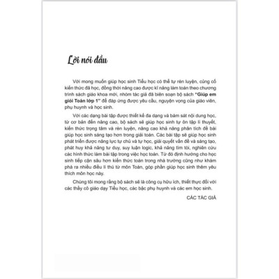 Sách - Giúp em giỏi toán lớp 1 ( Biên soạn theo chương trình GDPT mới )