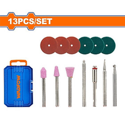 [CHÍNH HÃNG] Bộ 13 món phụ kiện mài mini WADFOW WRR2013