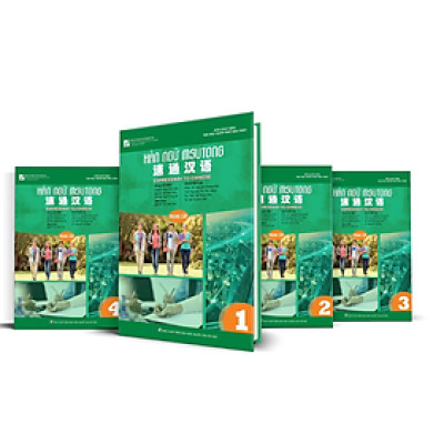 Sách - Combo sách giáo trình Hán ngữ MSUTONG trung cấp 4 quyển đạt trình độ HSK5 -  Nhiều tác giả - NXB Đại Học Quốc Gia Hà Nội - Bác Nhã