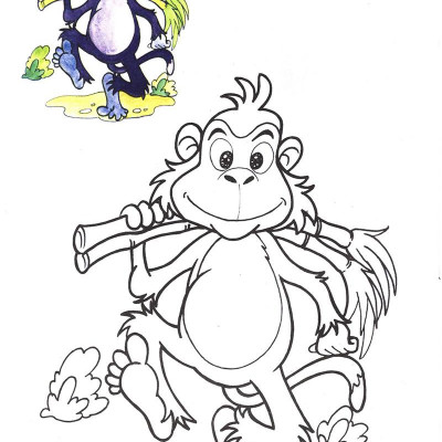 Bé Tập Tô Màu: Các Loại Thú (Tập 1)