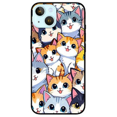 Ốp lưng cho IPhone 14 - 14 Plus - 14 Pro - 14 Pro Max - Họa Tiết Bé Mèo - Hàng Chính Hãng