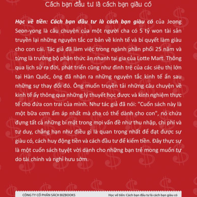 Học về tiền: Cách bạn đầu tư là cách bạn giàu có