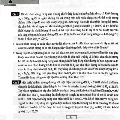 Giải Thích Bộ Đề Thi Vào 10 Chuyên - Khối Chuyên Lý