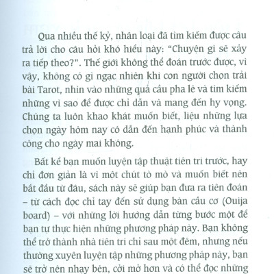 Giải Mã Thuật Tiên Tri (Những kỹ thuật tiên đoán cho người mới bắt đầu) - Elsie Wild; Ngô Phan Minh Vũ dịch