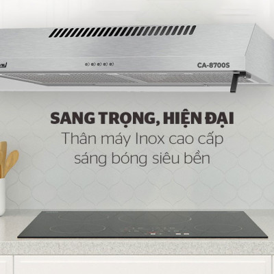 Máy hút mùi cổ điển CANAVAL CA8700S - Hàng nhập khẩu