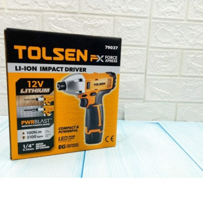 MÁY BẮT VÍT PIN 12V TOLSEN 79037 (1 PIN, 1 SẠC)- HÀNG CHÍNH HÃNG