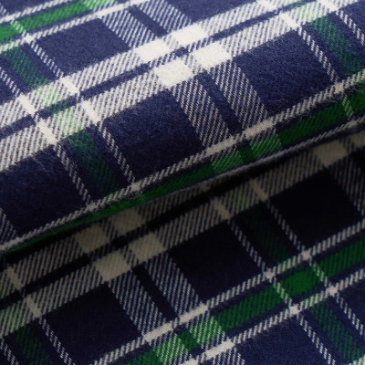 Áo sơ mi caro nam vải flannel. Fitted - ROUTINE 10F25SHL001