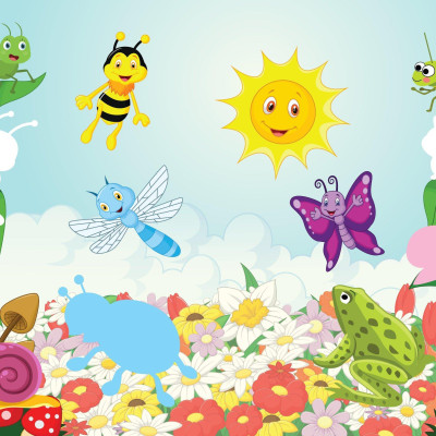 Sticker Dán Hình Thông Minh - Thế Giới Động Vật - Côn Trùng, Bò Sát, Lưỡng Cư