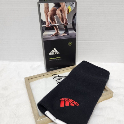 Băng Cổ Chân Thun Co Giãn ADIDAS ADSU-1241RD Ankle Support (1 Cái) - Phụ Kiện Thể Thao Chính Hãng