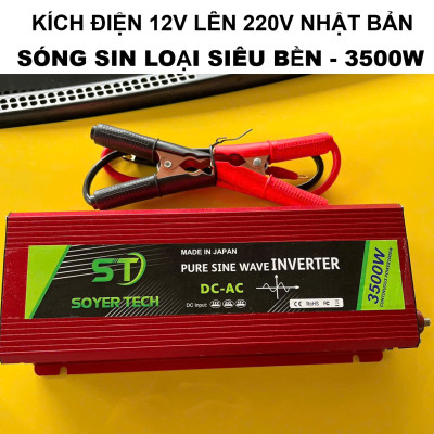 Bộ Kích Điện Sóng Sin Chuẩn 12V-220V – 3500W Nhật Bản Inverter , Loại Xịn, Siêu Bền, ĐÈN TRANG TRÍ , ĐỒNG HỒ TREO TƯỜNG