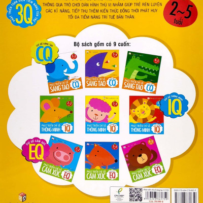 Miếng Dán Thần Kì - Phát Triển Chỉ Số Sáng Tạo - Chỉ Số Sáng Tạo CQ - 3 - 4 Tuổi (Tái Bản 2022)