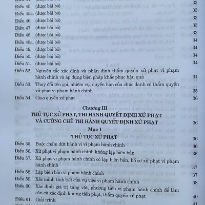 Luật Xử Lý Vi Phạm Hành Chính ( Sửa Đổi, Bổ Sung Năm 2025) Và Các Văn Bản Hướng Dẫn Thi Hành