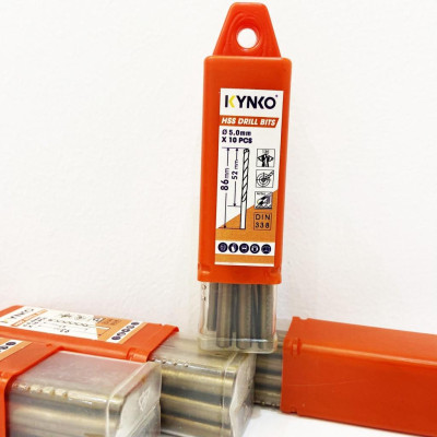 MŨI KHOAN INOX KYNKO đường kính phi Ø 5.0mm M2- 050 (VỈ 10 CHIẾC)