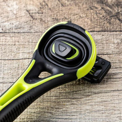 Dao Cạo Râu Thân Nhựa 5 Lưỡi Kép Kai Xfit 000GA0042 (Set 1 Thân + 2 Dao + 1 Tạo Bọt Mini)