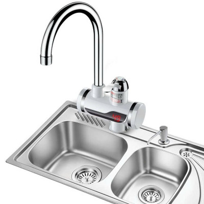 Máy Nước Nóng Lạnh Lắp Đặt Tại Vòi Rửa Bát Loại Tốt, Vòi Nước Nóng Lạnh Trực Tiếp Cảm Biến Chống Giật An Toàn, ĐÈN TRANG TRÍ