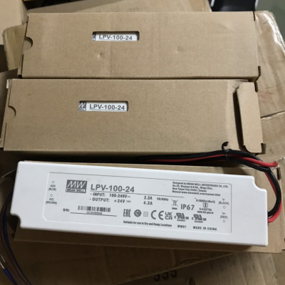 Nguồn LED Meanwell LPV-100-24 (24V 100W 4.2A), Hàng chính hãng