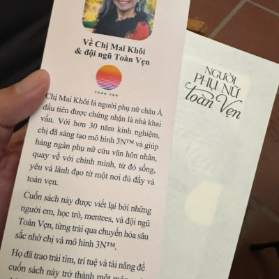 NGƯỜI PHỤ NỮ TOÀN VẸN – Chị Mai Khôi và đội ngũ Toàn Vẹn – Thiện Tri Thức