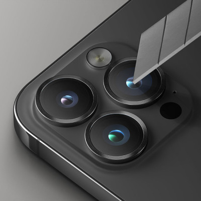 Kính Bảo Vệ Camera UNIQ OPTIX ALUGUARD Cho iPhone 16 Pro/ 16 Pro Max Khung Hợp Kim Nhôm Kính Cường Lực 9H Trong Suốt Hàng Chính Hãng