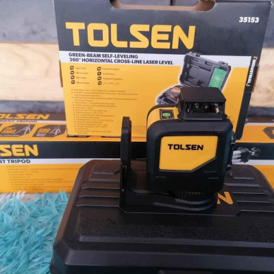 MÁY CÂN MỰC LASEZ XOAY 360 ĐỘ TOLSEN 35153 - HÀNG CHÍNH HÃNG