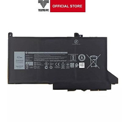 Pin Tương Thích Cho Laptop Dell 7280 Dj1J0 42Wh - Hàng Nhập Khẩu New Seal TEEMO PC TEBAT211