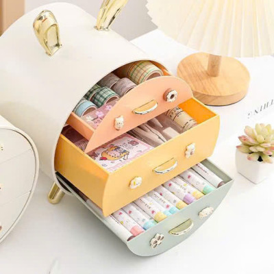 Kệ Đựng Mỹ Phẩm Để Bàn – Tủ Trang Điểm Mini – Hộp Lưu Trữ Nước Hoa & Đồ Make Up - HÀNG CHÍNH HÃNG MINIIN