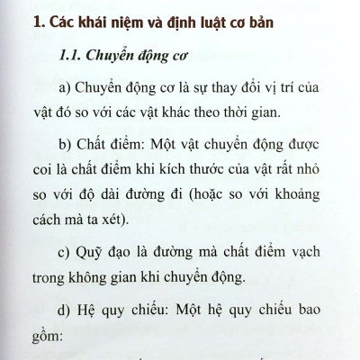 Sổ Tay Kiến Thức Vật Lí Trung Học Phổ Thông
