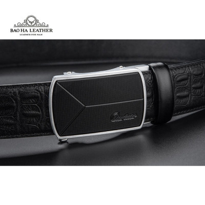 Thắt Lưng Nam Ciartuar BH280 Dây Lưng Nam Da Bò Dập Nổi Vân Da Cá Sấu Sang Trọng Khóa Tự Động Hợp Kim Cao Cấp