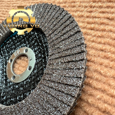 Nhám xếp nâu-ráp xếp nâu Hồ Phát đường kính 100mm 72 lá nhám (Gía đã bao gồm VAT)