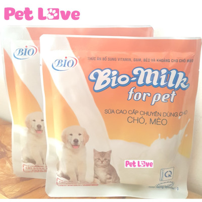 1 hộp (15 gói) sữa dinh dưỡng cho chó mèo Bio milk for pet
