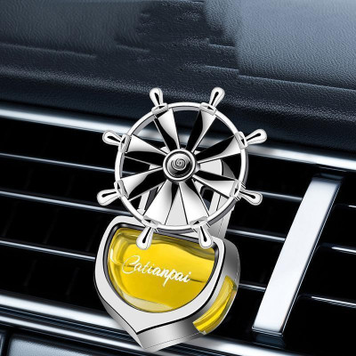 Nước Hoa Kẹp Cửa Gió Xe Hơi Khử Mùi Xe Hơi Chong Chóng Xoay Đẹp Mắt 7X5Cm