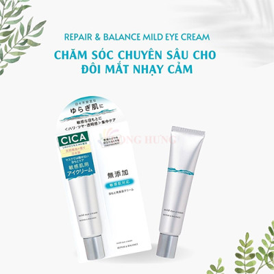 Kem dưỡng mắt Meishoku Repair Balance Mild Eye Cream (20g) - Hàng chính hãng