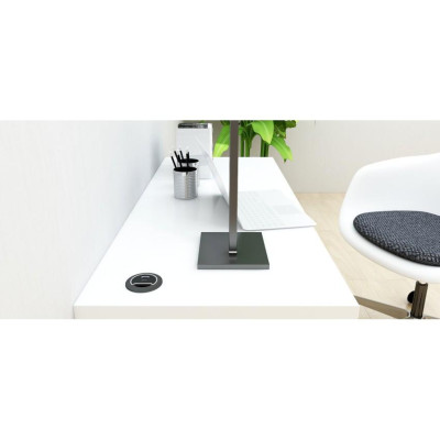 Ổ cắm USB âm bàn sạc nhanh Type C + Type A Sinoamigo STC-1W/C20 dùng cho bàn làm việc và bàn họp văn phòng - Hàng chính hãng