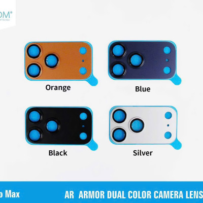 Bộ Lens Bảo Vệ Camera cho iPhone 17 Pro Max / 17 Pro hiệu Kuzoom Crystal Có Khung Hỗ Trợ Dán - Hàng chính hãng