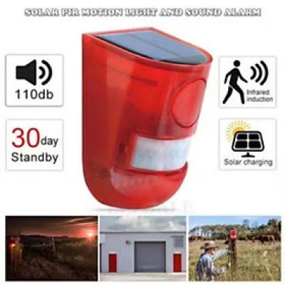 BỘ BÁO ĐỘNG SIÊU CHỐNG TRỘM HỒNG NGOẠI NĂNG LƯỢNG MẶT TRỜI CẢM BIẾN CÒI ĐÈN KÊU TO BẢO VỆ TÀI SẢN NGÔI NHÀ BẠN AN TOÀN