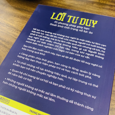 Lỗi tư duy: 45 phương pháp giúp bạn thoát khỏi tình trạng nỗ lực ảo