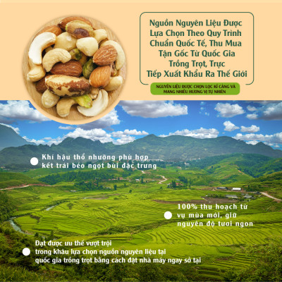 Hạt Premium 215g Dan D Pak